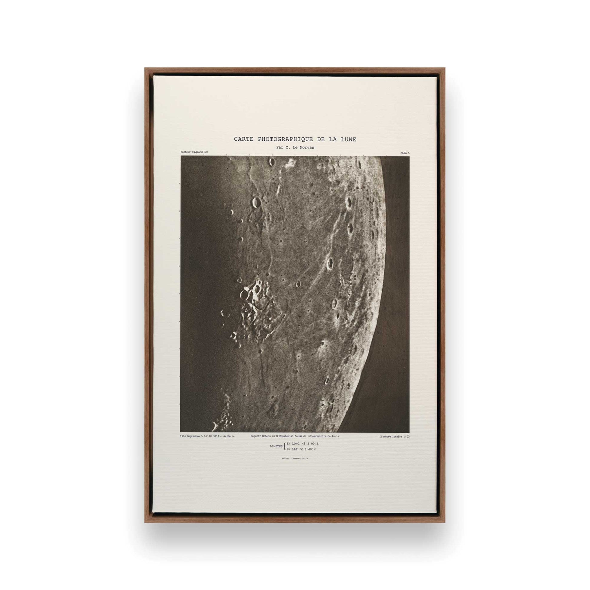 [Color:Walnut], Picture of art in a Walnut frame