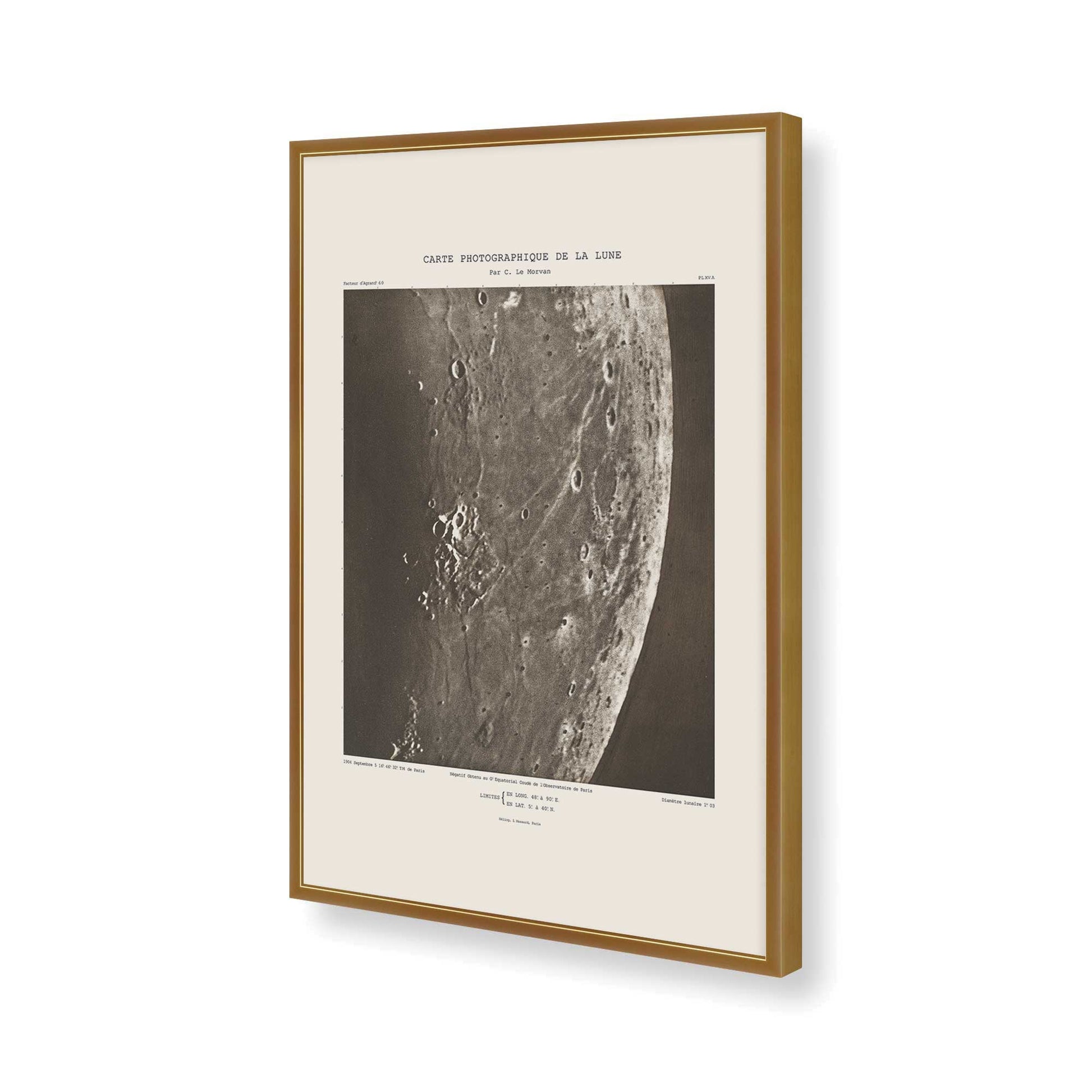 [Color:Polished Gold], Picture of art in a Polished Gold frame of the corner