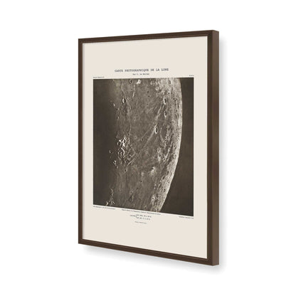 [Color:Brown], Picture of art in a Brown frame of the corner