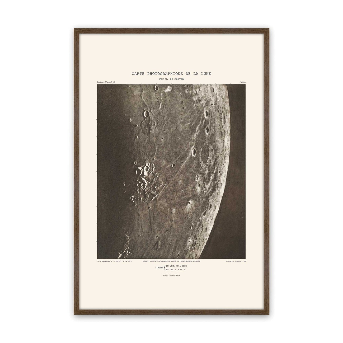 [Color:Walnut], Picture of art in a Walnut frame