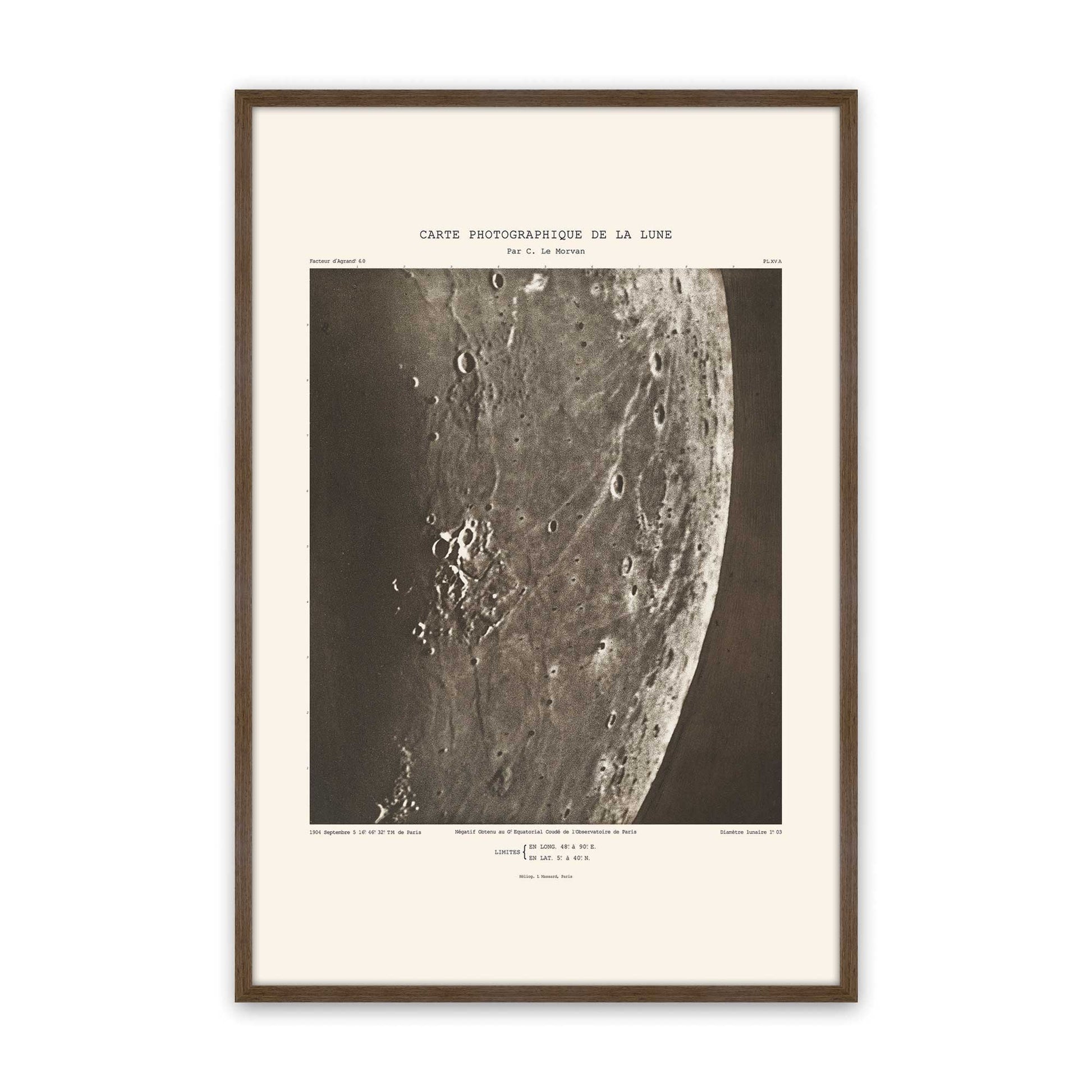 [Color:Walnut], Picture of art in a Walnut frame