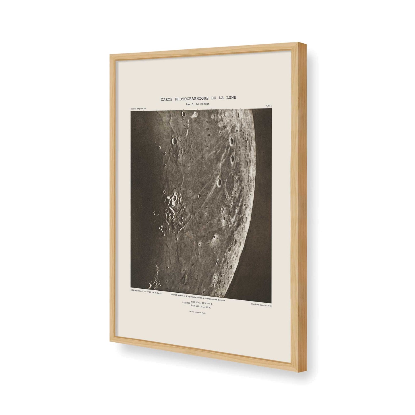 [Color:American Maple], Picture of art in a American Maple frame of the corner