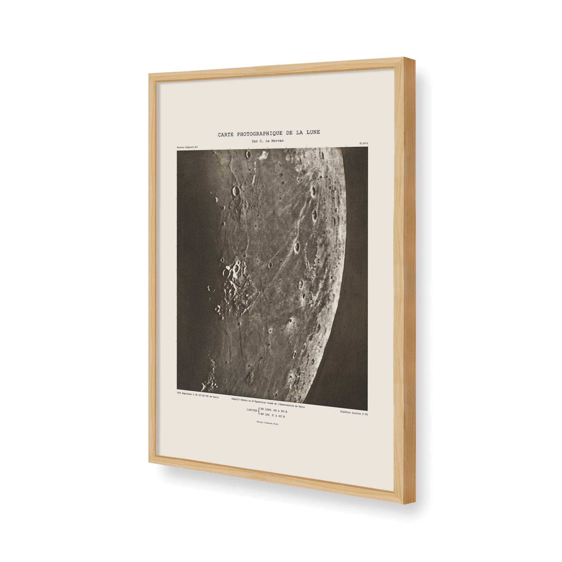 [Color:American Maple], Picture of art in a American Maple frame of the corner