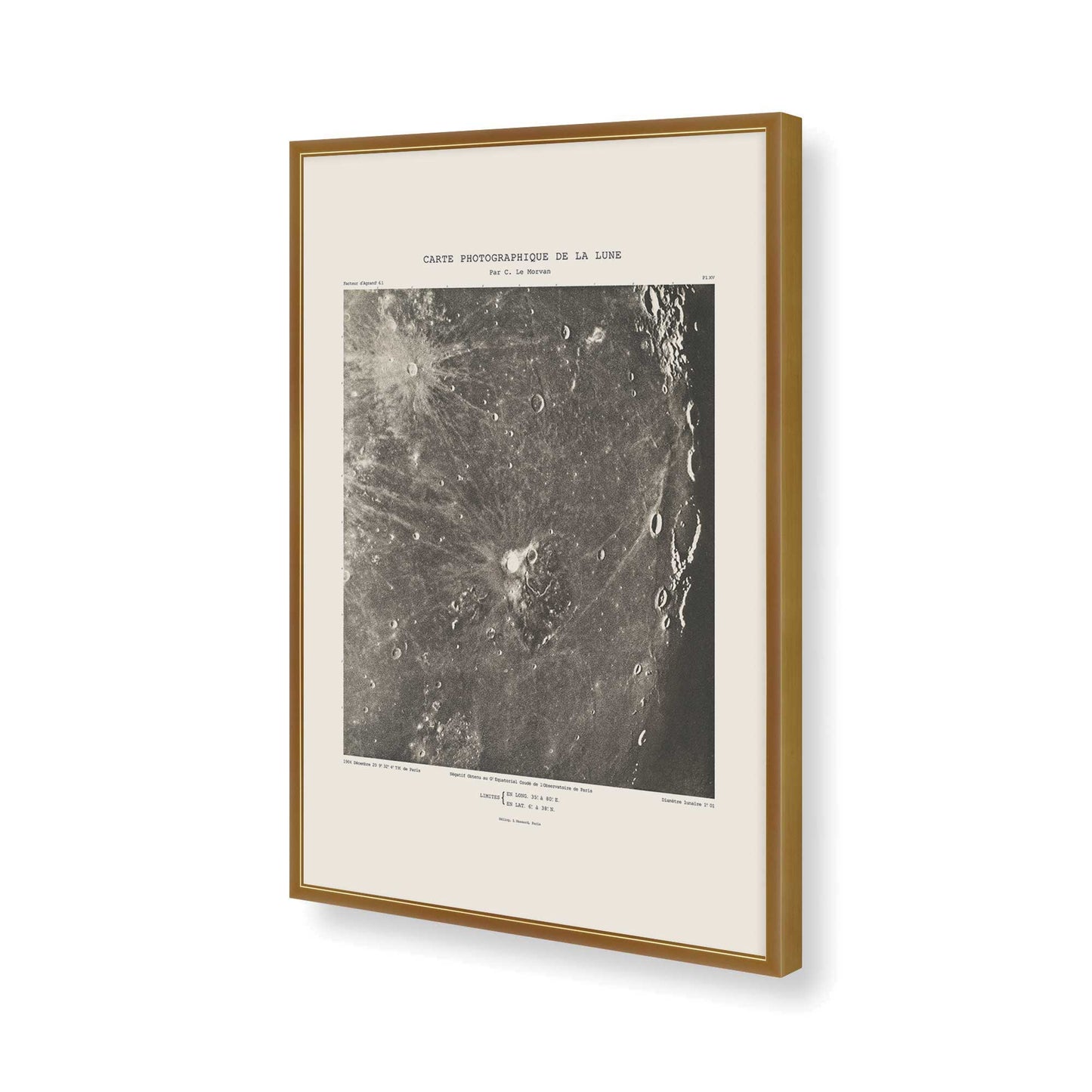 [Color:Polished Gold], Picture of art in a Polished Gold frame of the corner