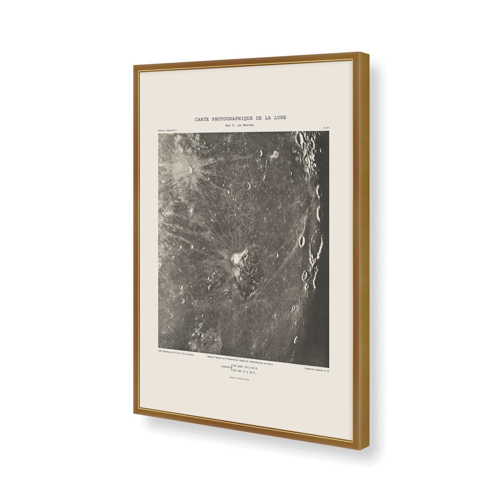 [Color:Polished Gold], Picture of art in a Polished Gold frame of the corner