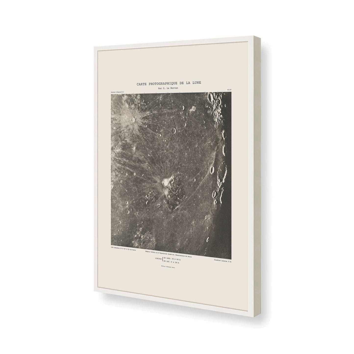 [Color:Opaque White], Picture of art in a Opaque White frame of the corner