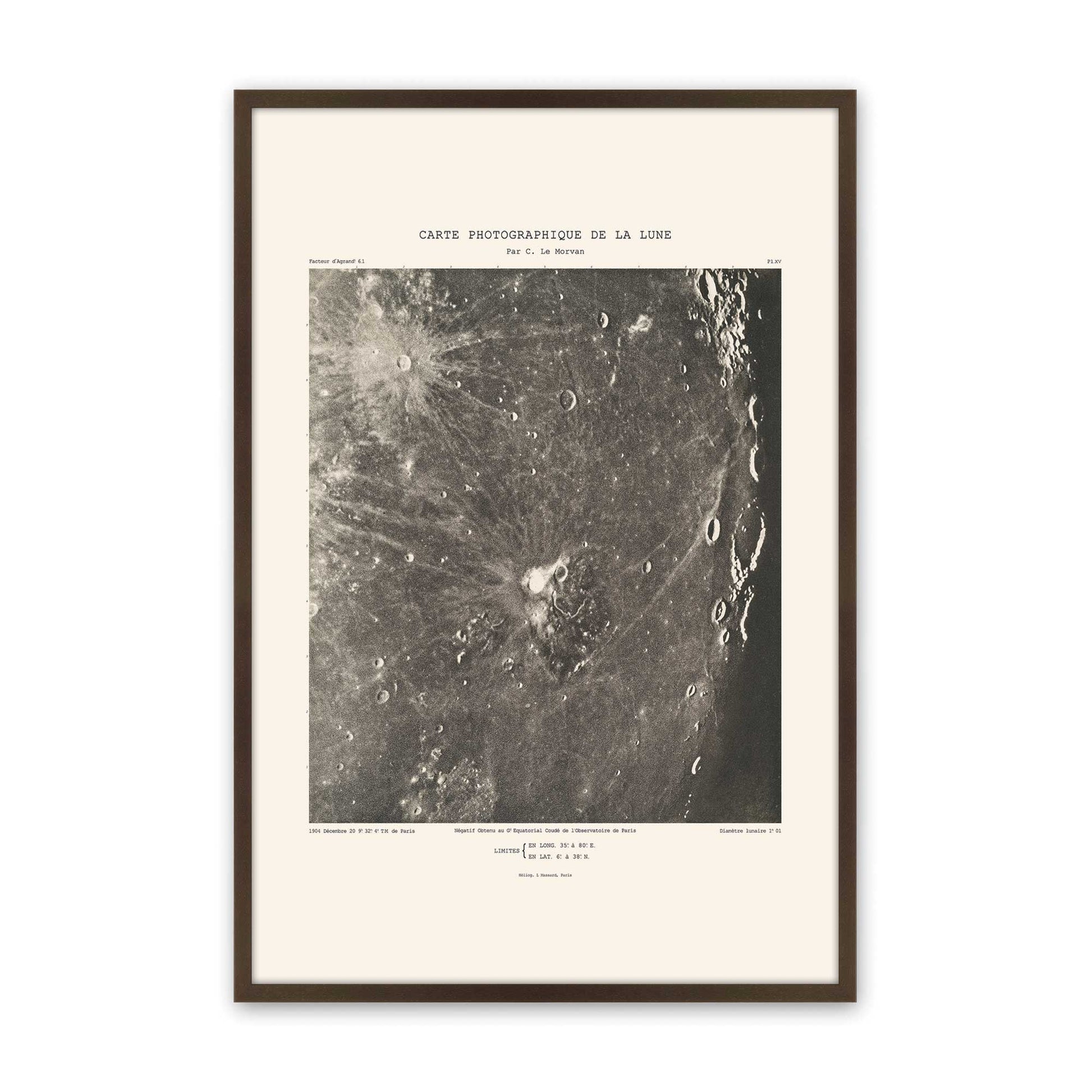 [Color:Brown], Picture of art in a Brown frame