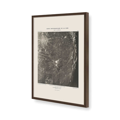 [Color:Brown], Picture of art in a Brown frame of the corner