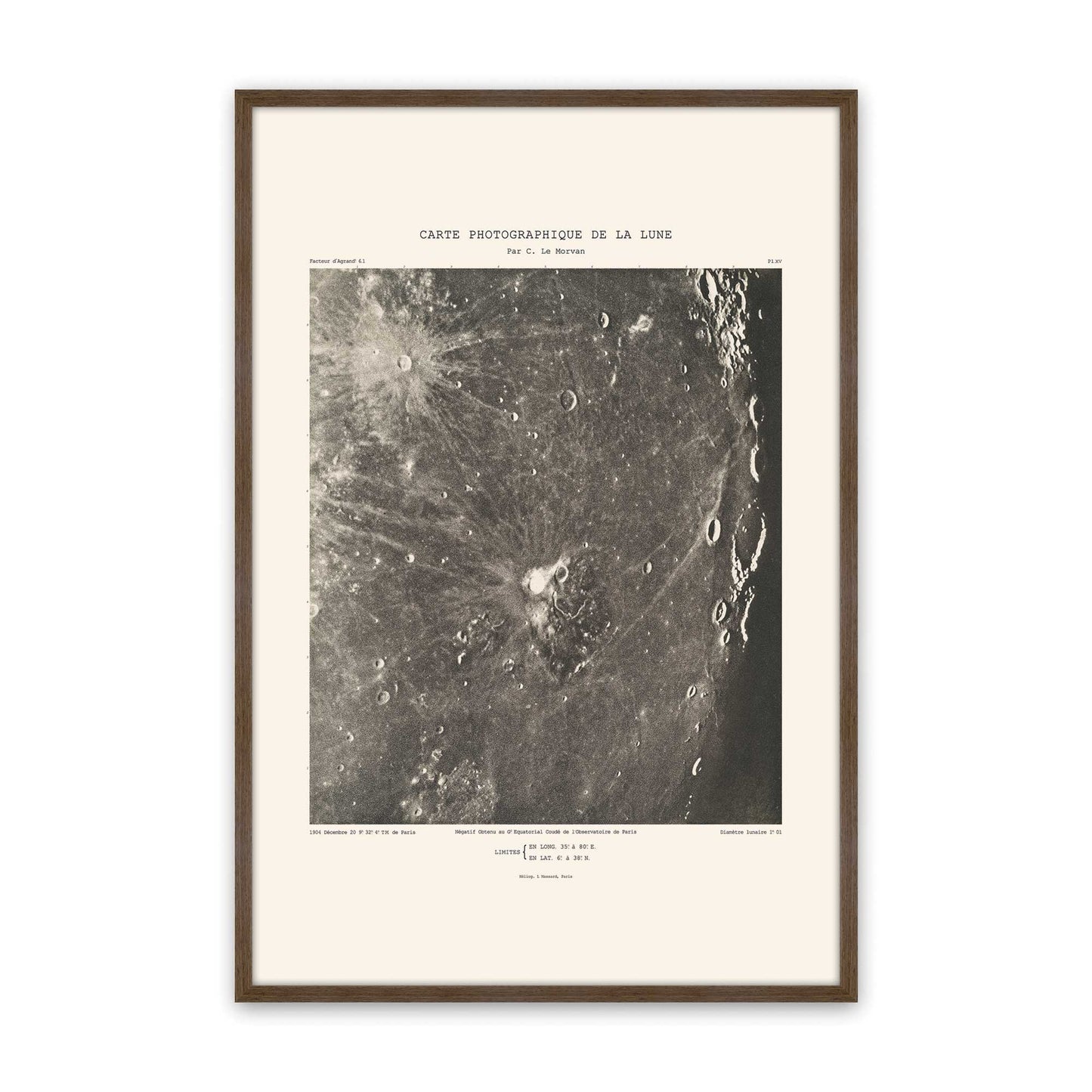 [Color:Walnut], Picture of art in a Walnut frame