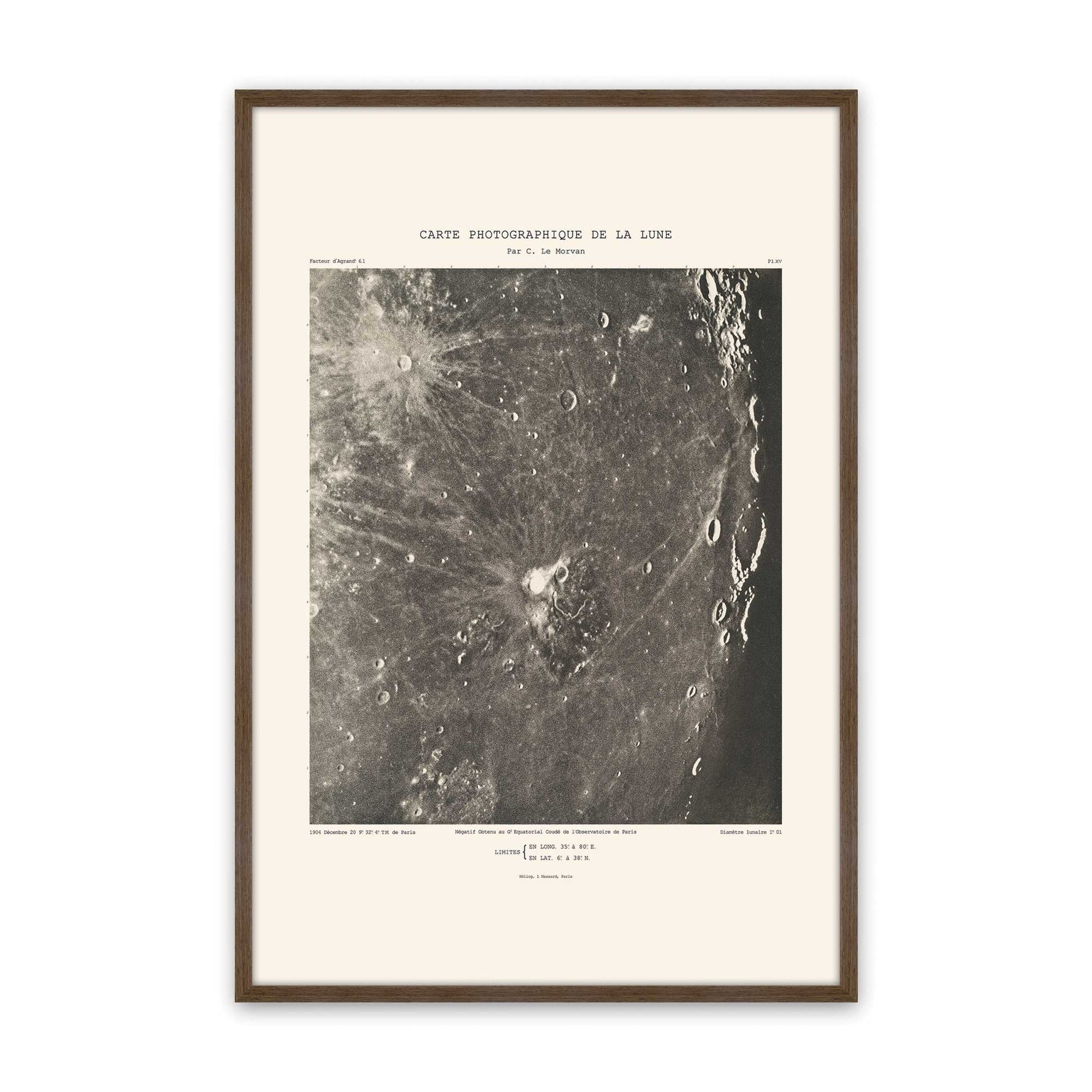[Color:Walnut], Picture of art in a Walnut frame