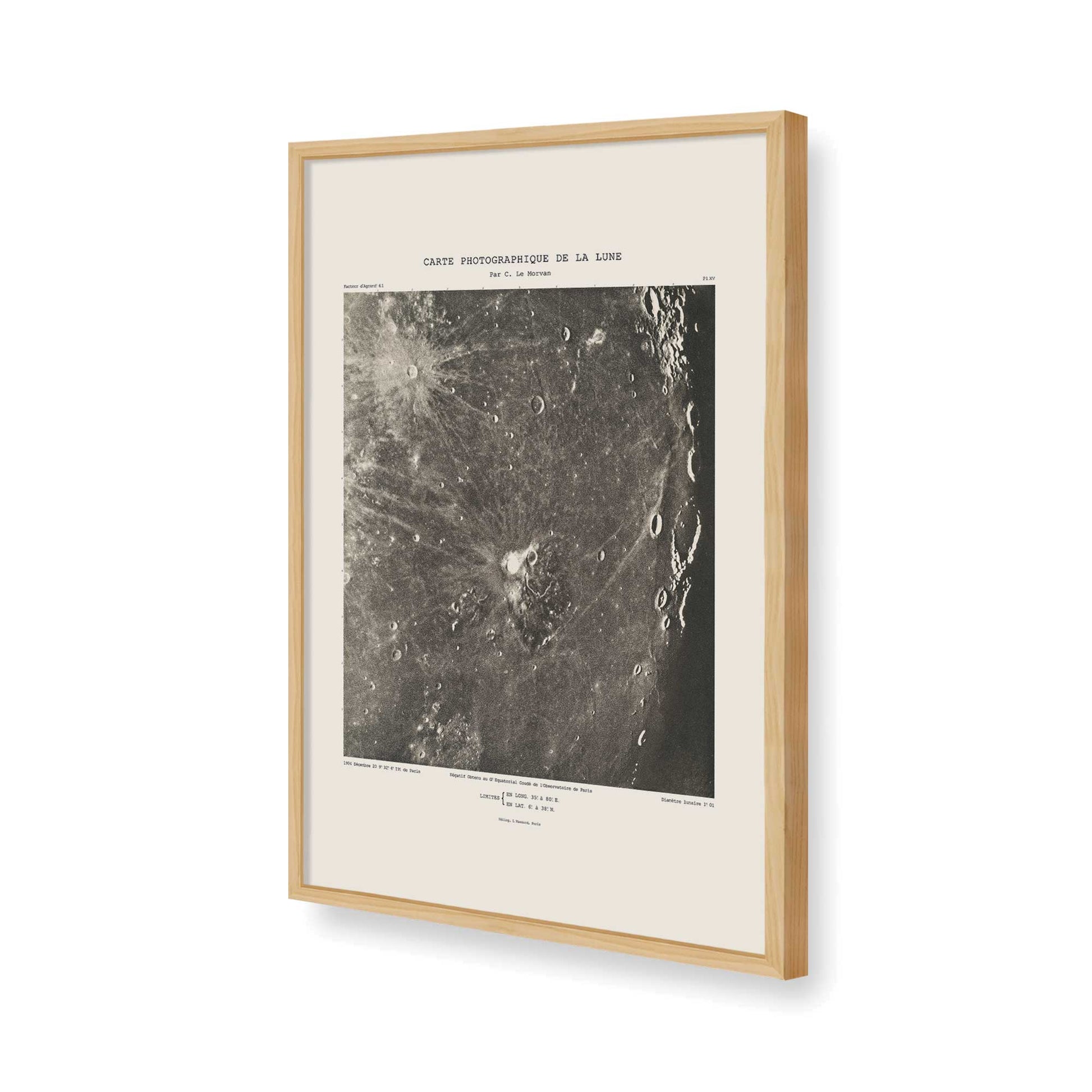 [Color:American Maple], Picture of art in a American Maple frame of the corner