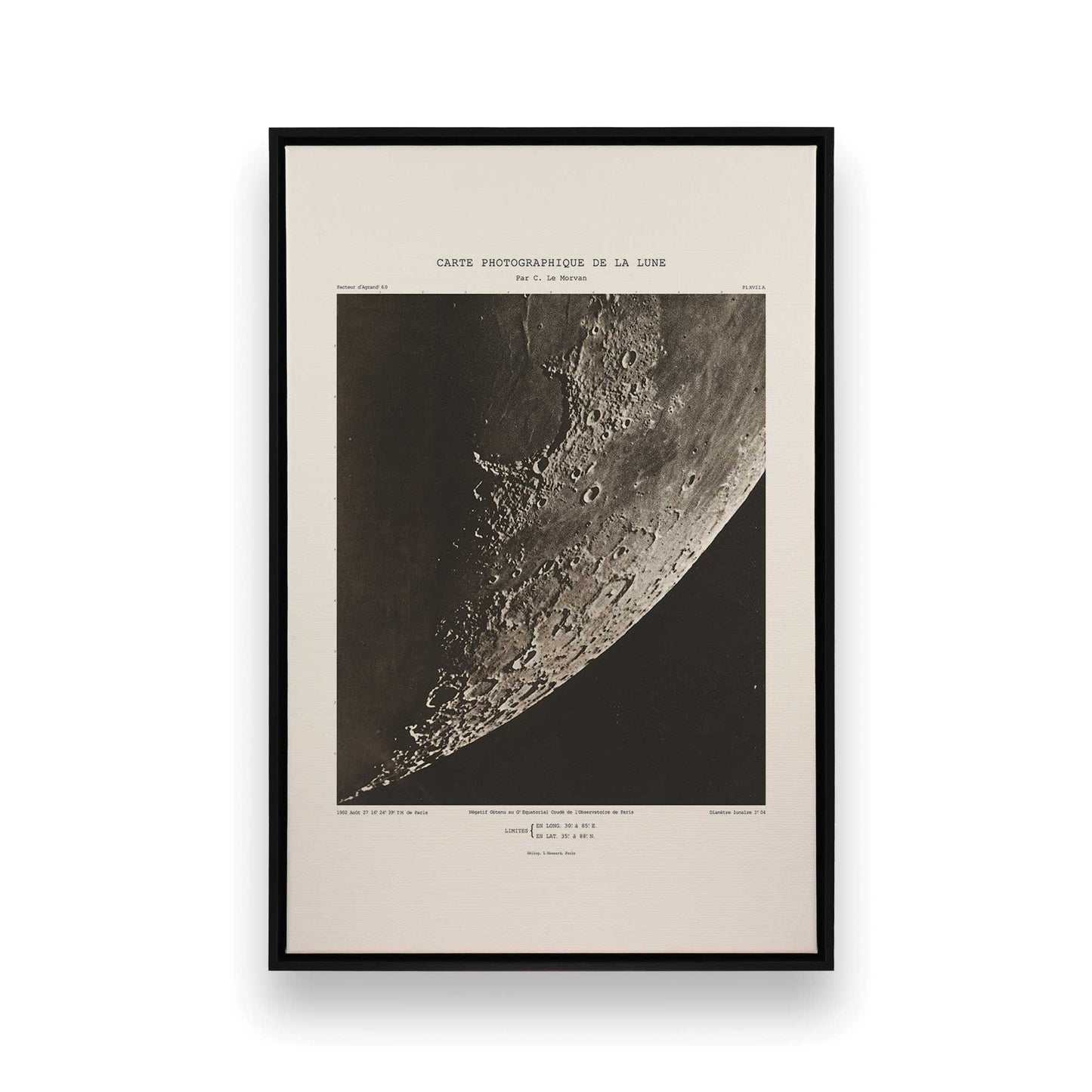 [Color:Satin Black], Picture of art in a Satin Black frame
