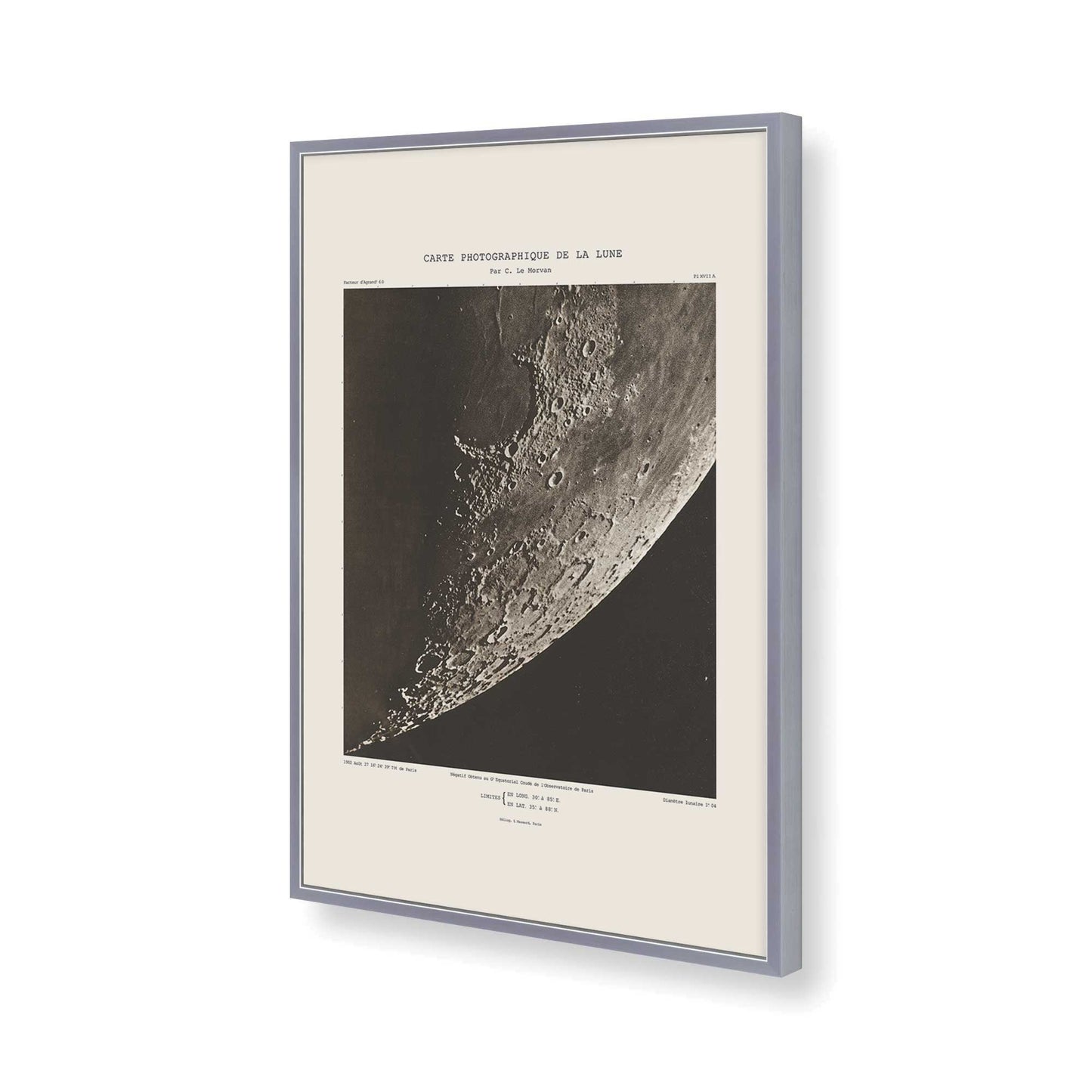 [Color:Polished Chrome], Picture of art in a Polished Chrome frame of the corner