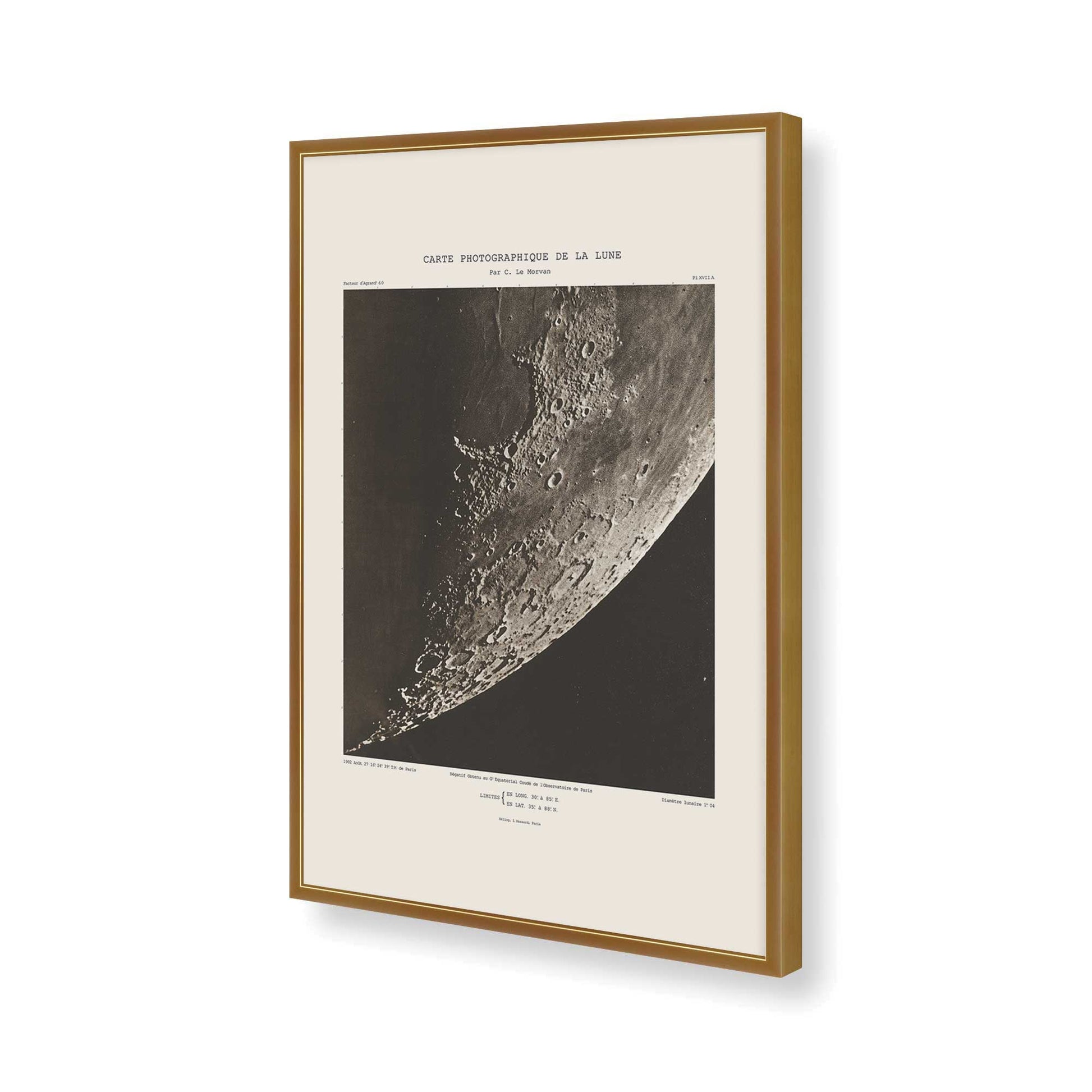 [Color:Polished Gold], Picture of art in a Polished Gold frame of the corner