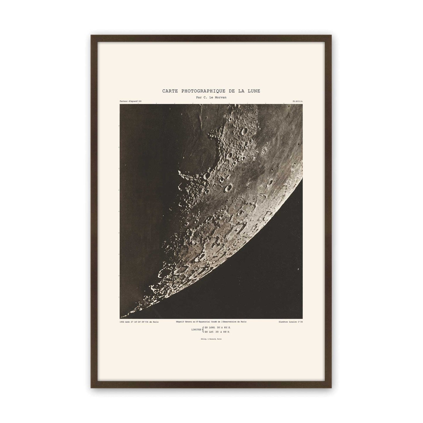 [Color:Brown], Picture of art in a Brown frame