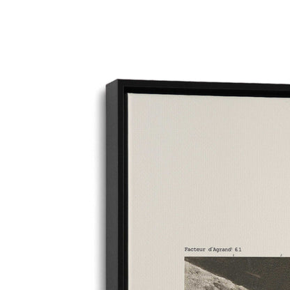 [Color:Satin Black], Picture of art in a Satin Black frame at an angle