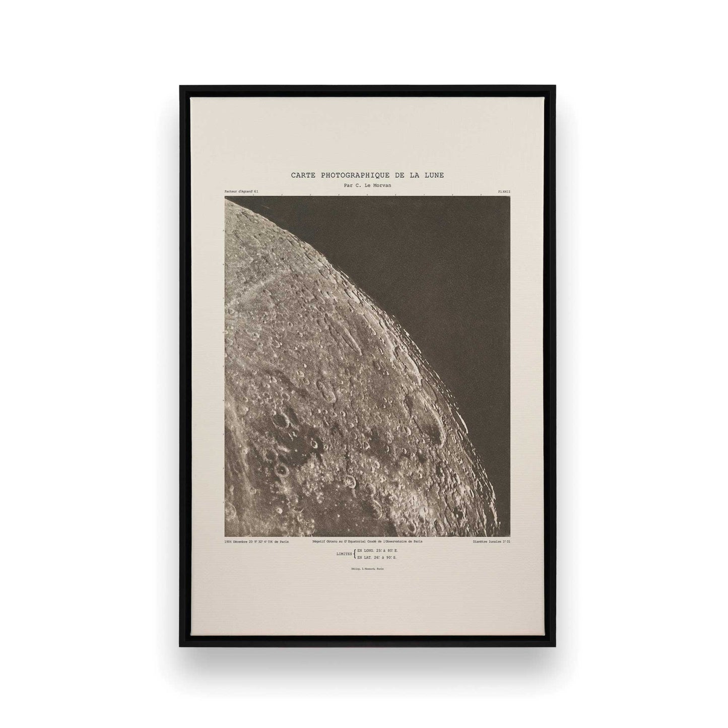 [Color:Satin Black], Picture of art in a Satin Black frame