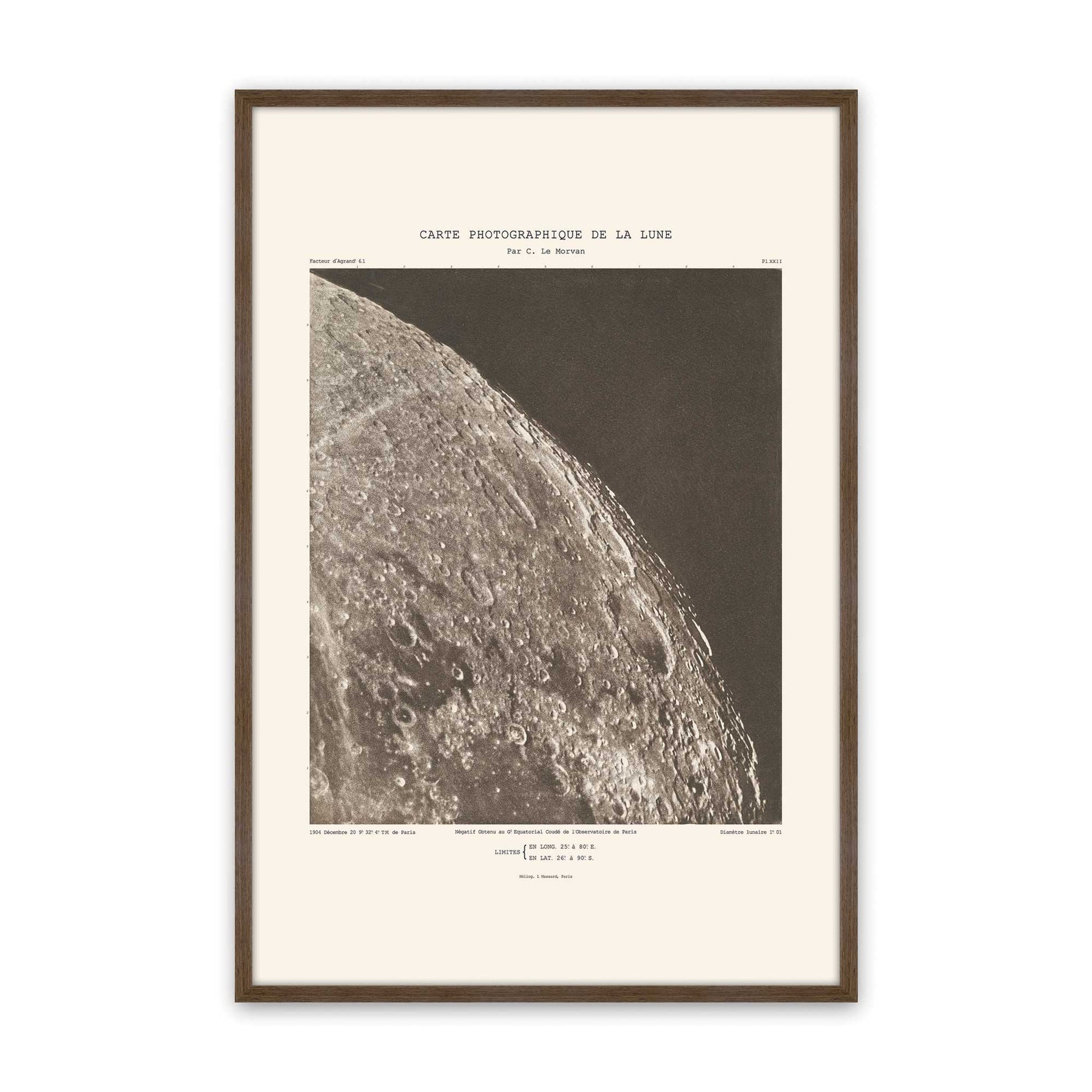 [Color:Walnut], Picture of art in a Walnut frame