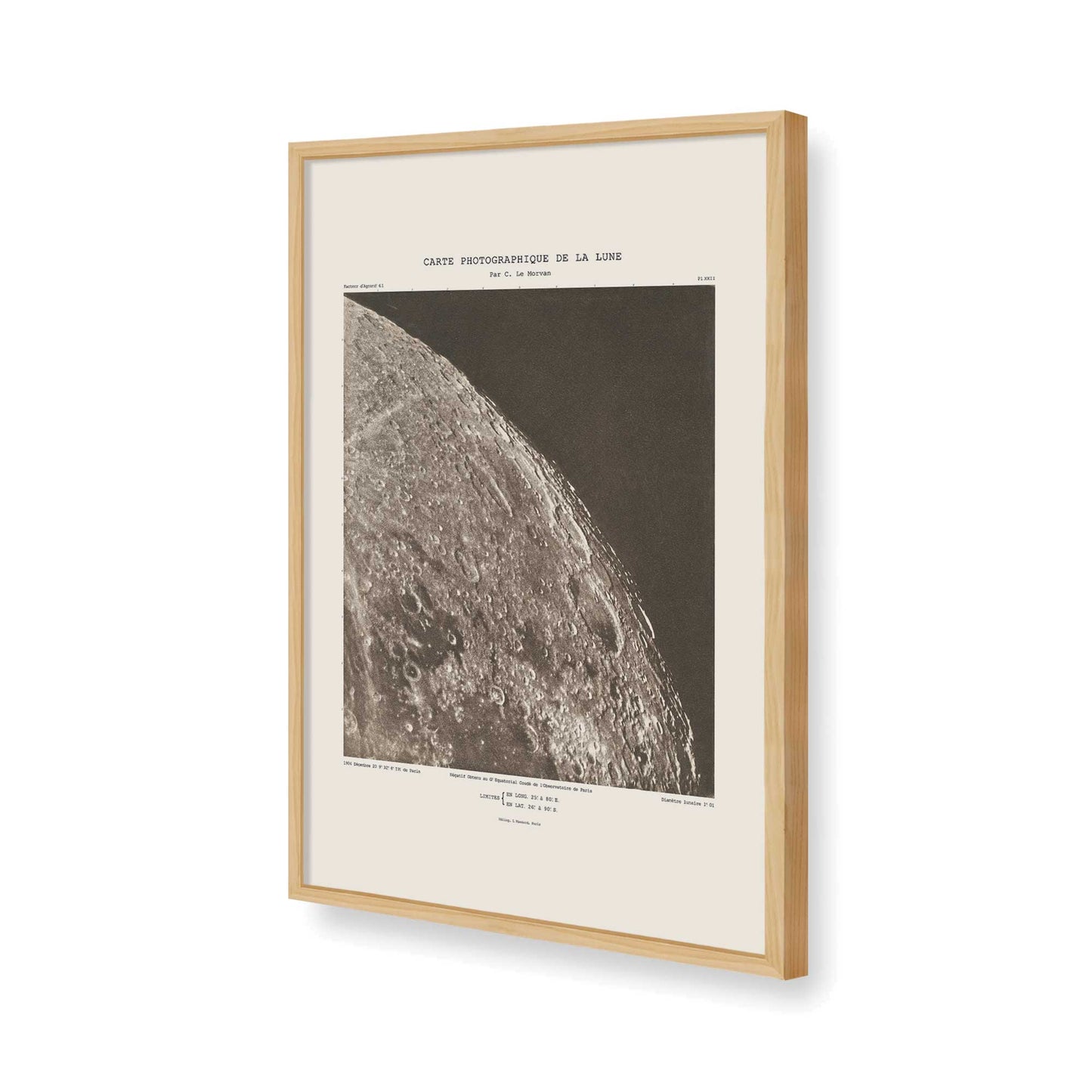 [Color:American Maple], Picture of art in a American Maple frame of the corner