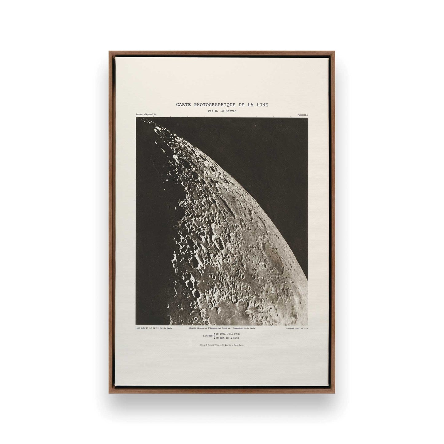 [Color:Walnut], Picture of art in a Walnut frame