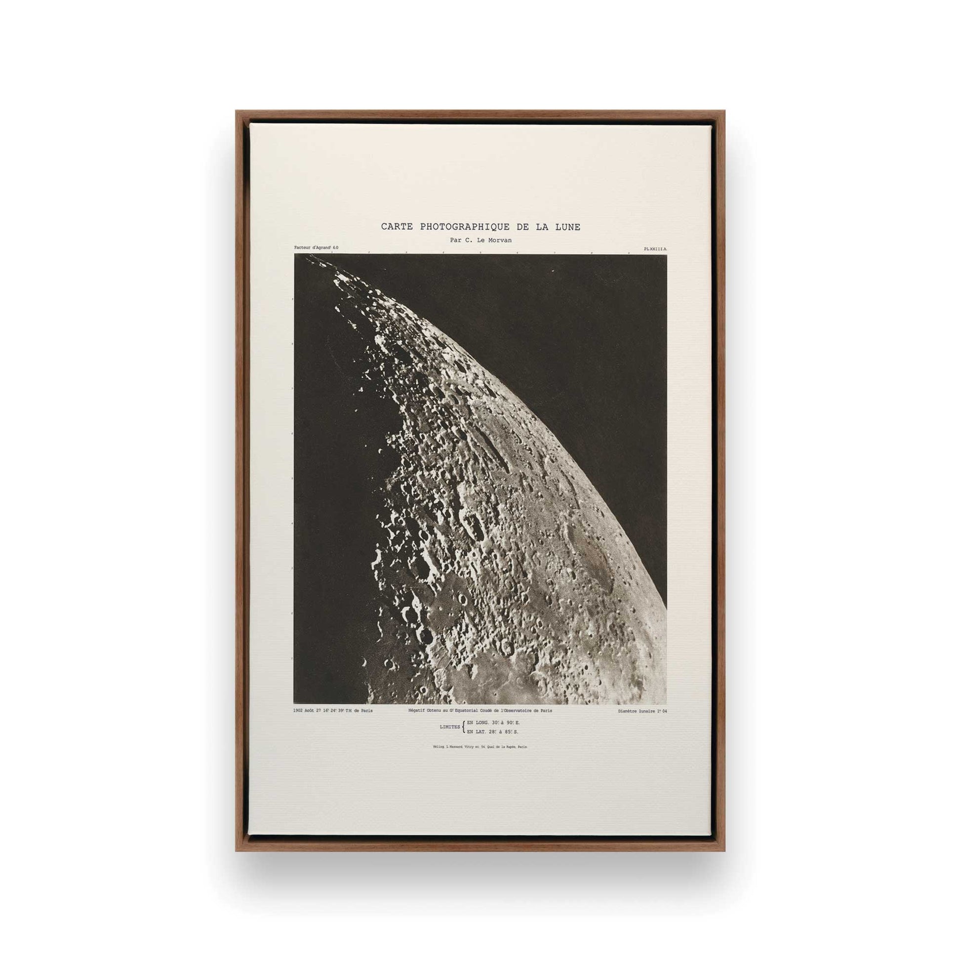 [Color:Walnut], Picture of art in a Walnut frame