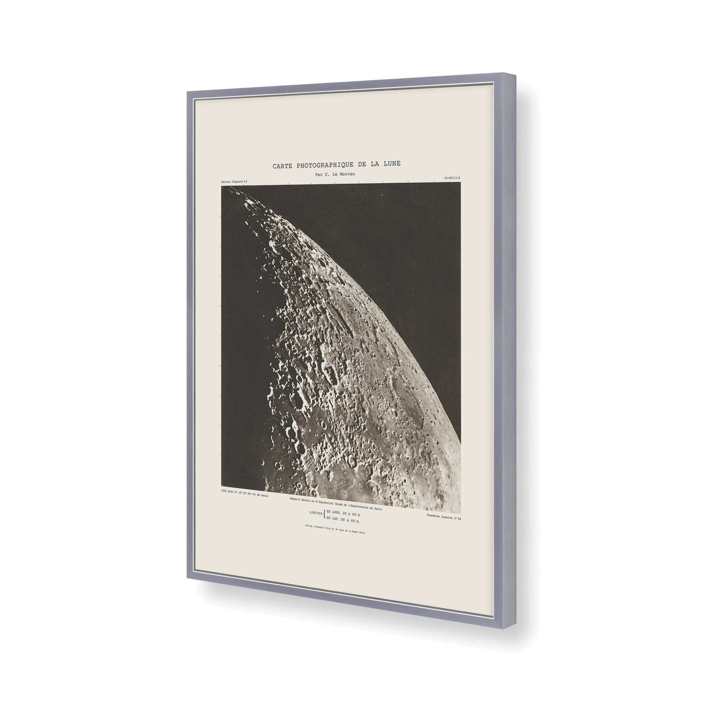 [Color:Polished Chrome], Picture of art in a Polished Chrome frame of the corner