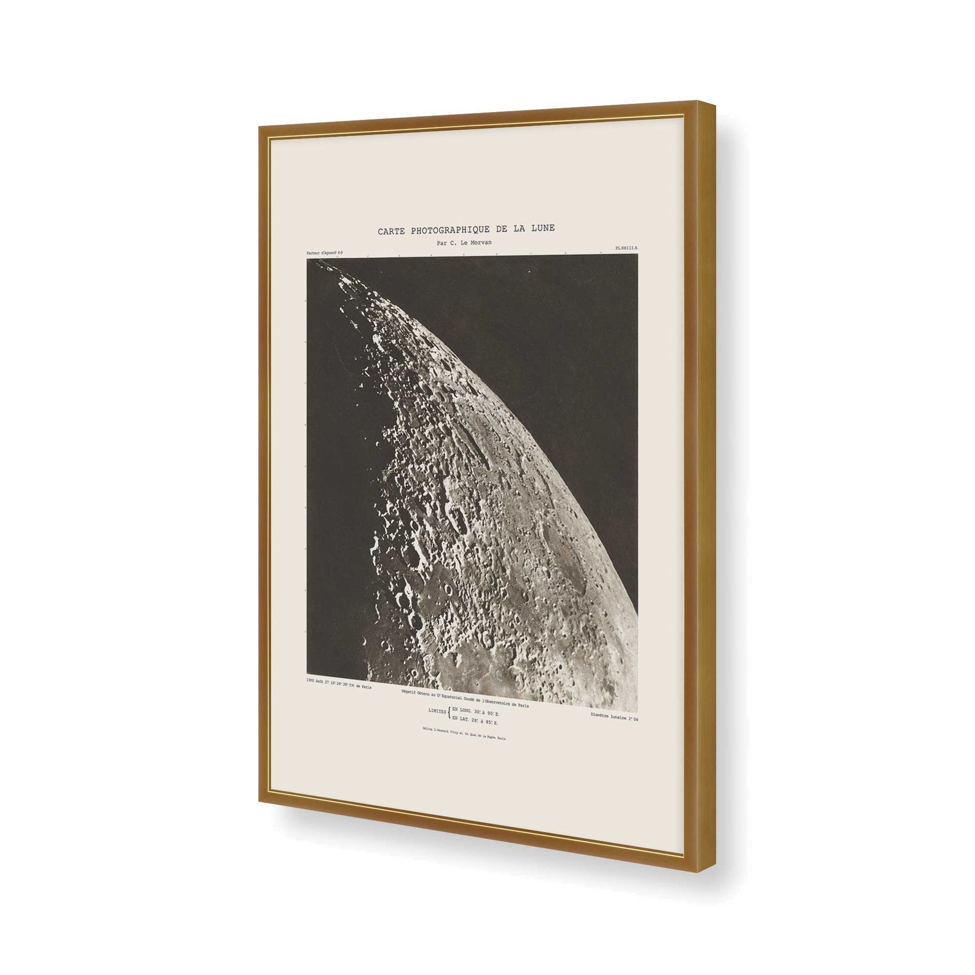 [Color:Polished Gold], Picture of art in a Polished Gold frame of the corner