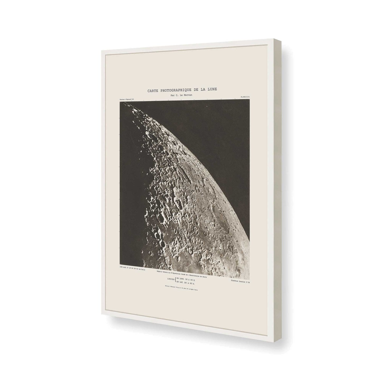 [Color:Opaque White], Picture of art in a Opaque White frame of the corner