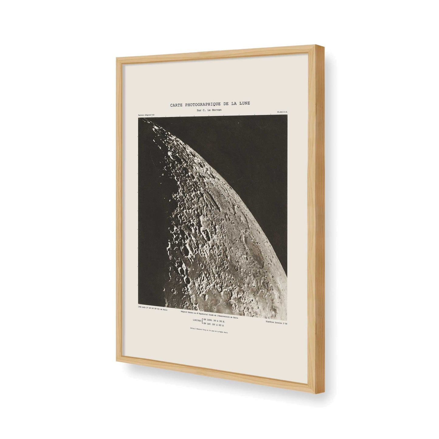 [Color:American Maple], Picture of art in a American Maple frame of the corner