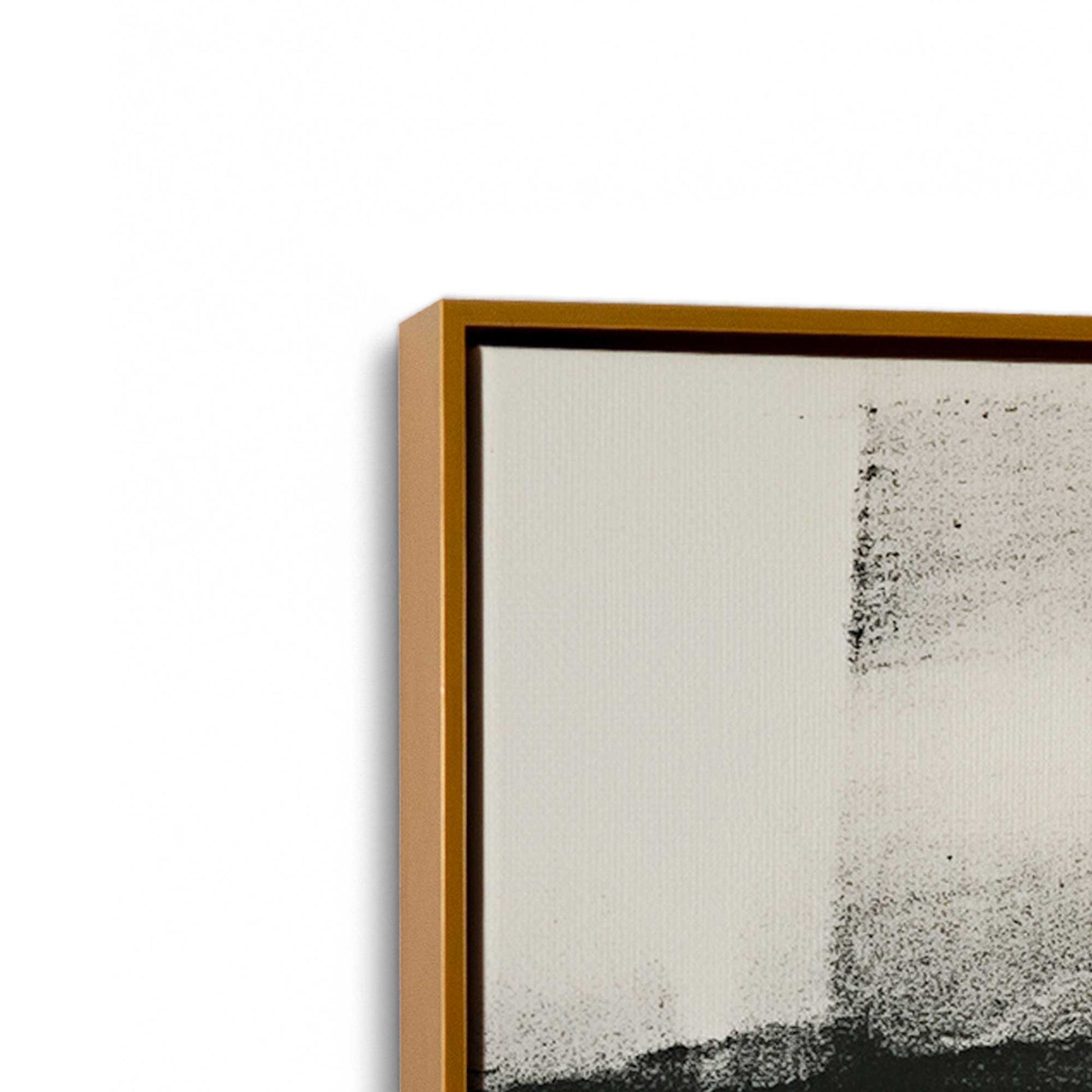 [Color:Polished Gold], Picture of art in a Polished Gold frame at an angle