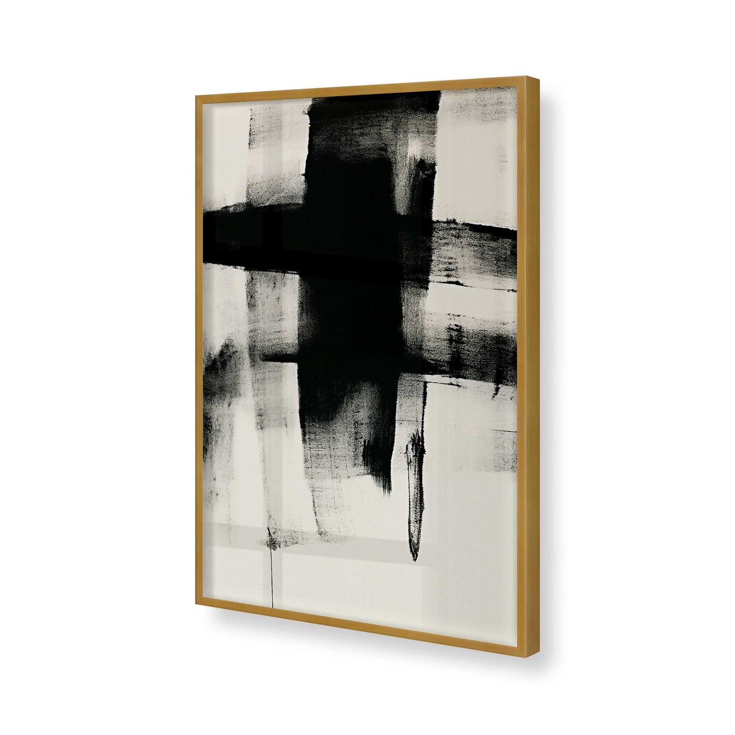 [Color:Polished Gold], Picture of art in a Polished Gold frame of the corner