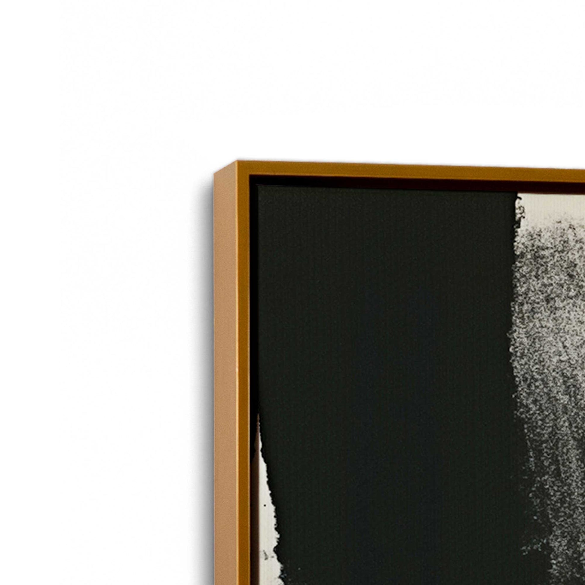 [Color:Polished Gold], Picture of art in a Polished Gold frame at an angle