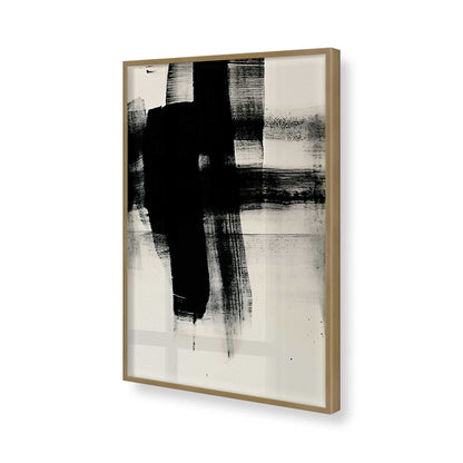 [Color:Brushed Gold], Picture of art in a Brushed Gold frame of the corner