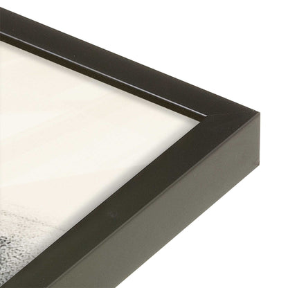 [Color:Satin Black], Picture of art in a Satin Black frame at an angle