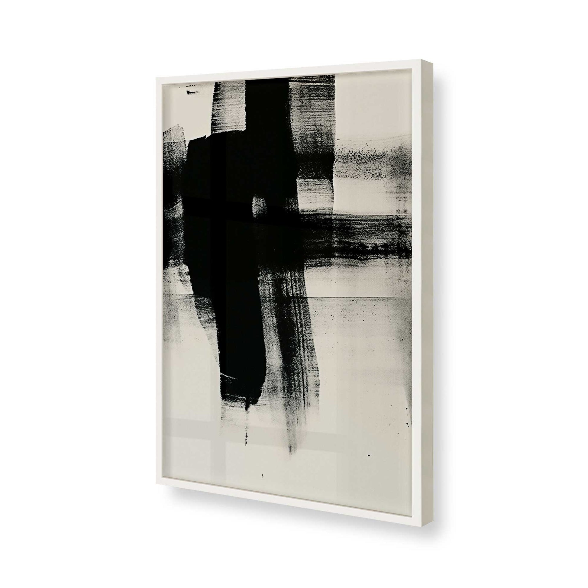 [Color:Opaque White], Picture of art in a Opaque White frame of the corner