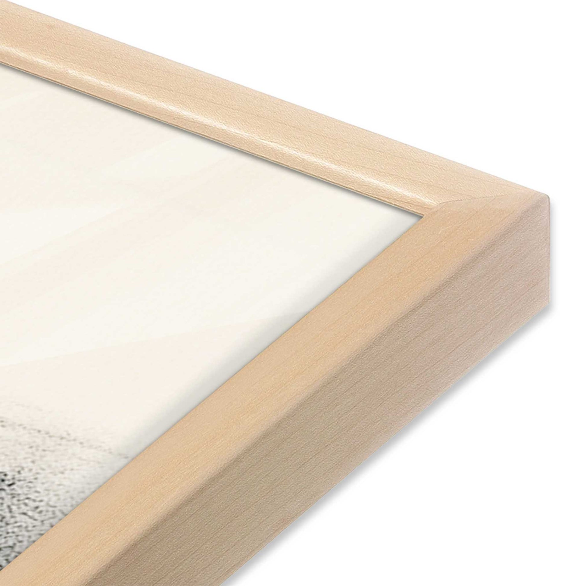 [Color:Raw Maple], Picture of art in a Raw Maple frame at an angle