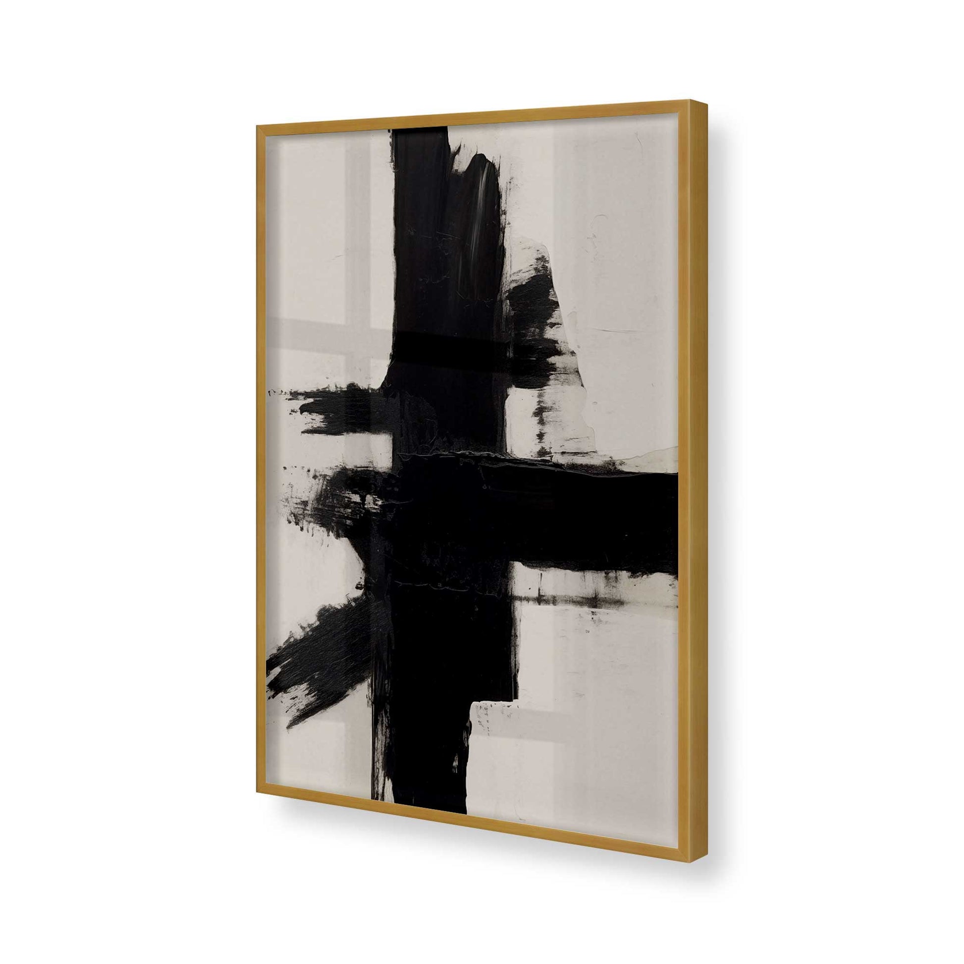 [Color:Polished Gold], Picture of art in a Polished Gold frame of the corner