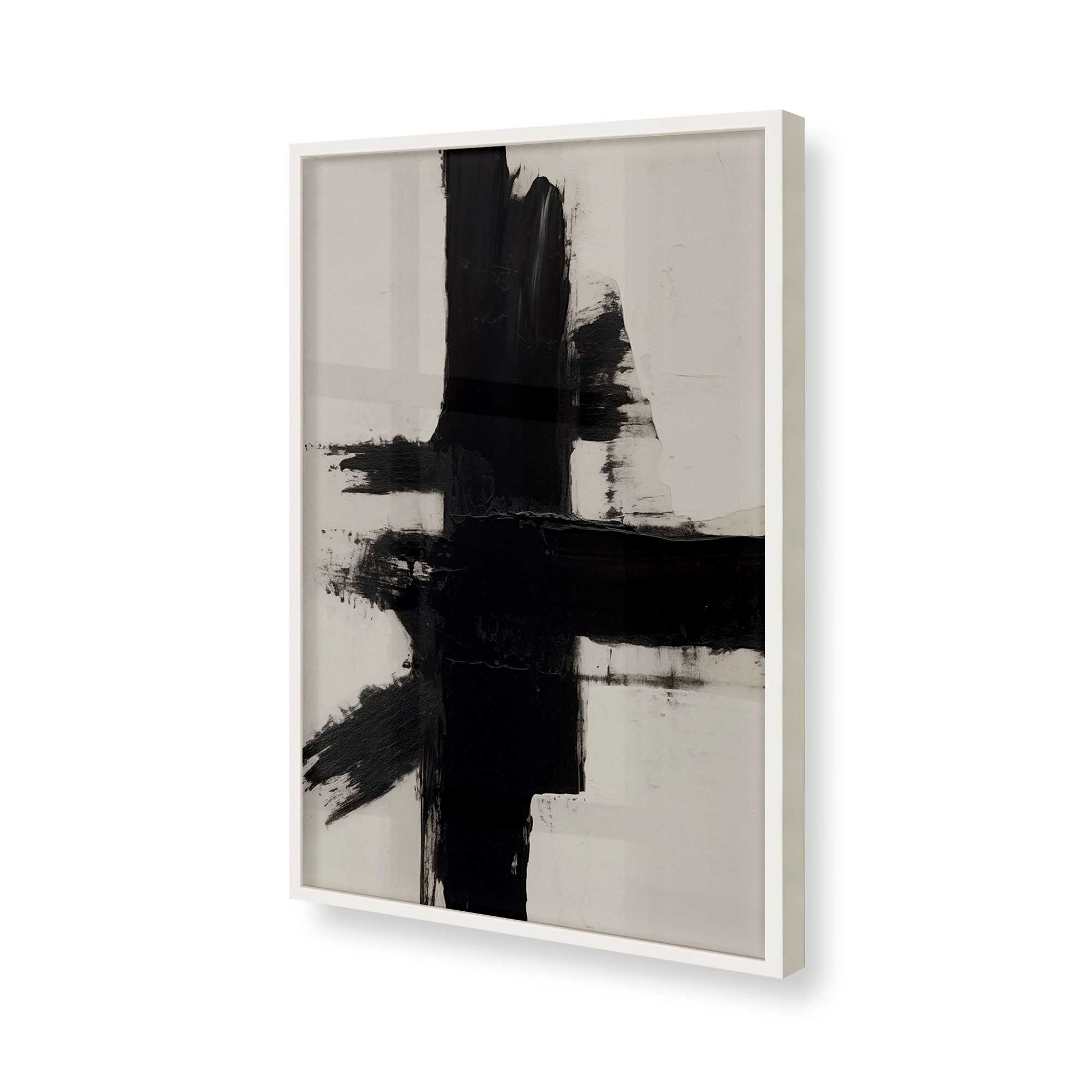 [Color:Opaque White], Picture of art in a Opaque White frame of the corner