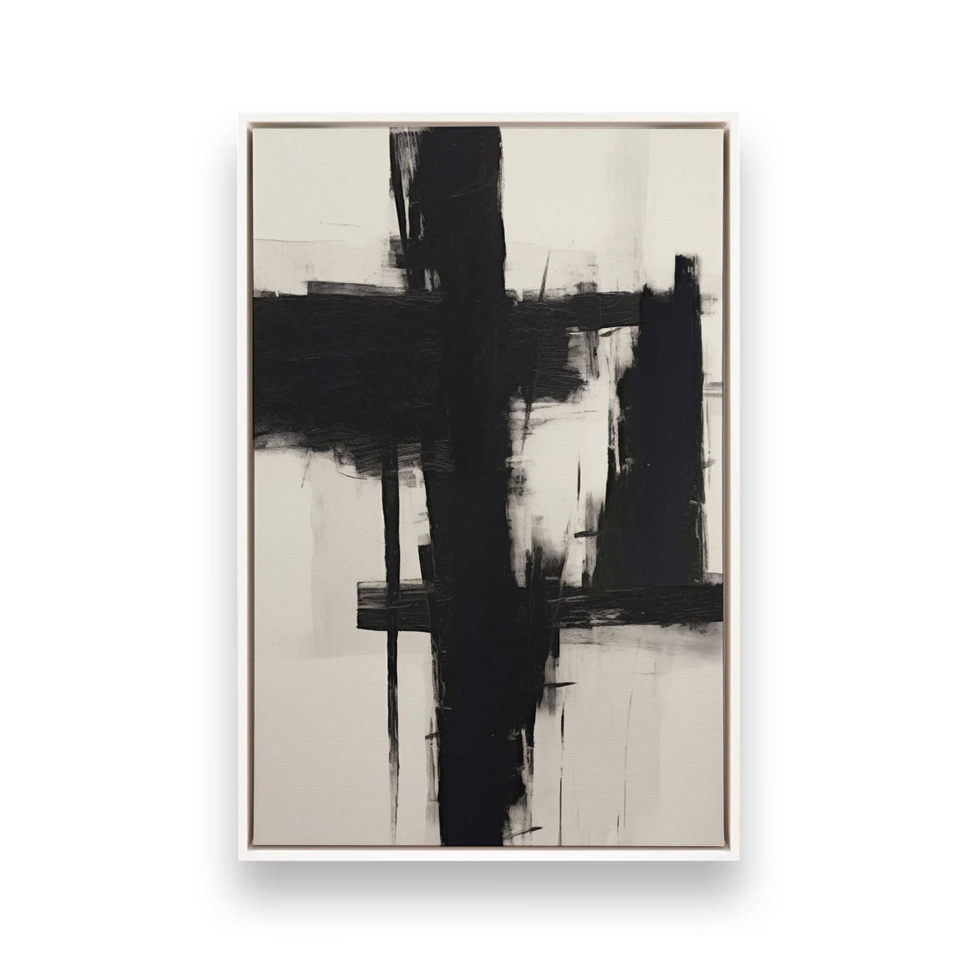 [Color:Opaque White], Picture of art in a White frame