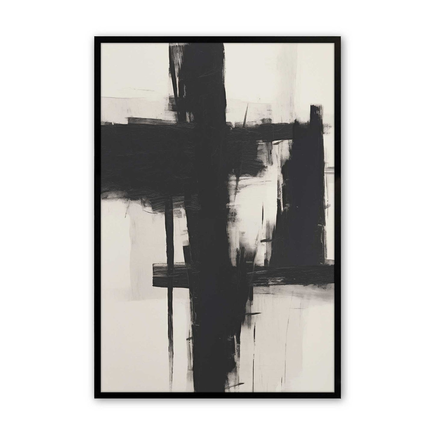 [Color:Satin Black], Picture of art in a Satin Black frame