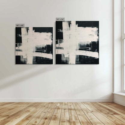 [Color:Stretched Canvas], Image showing the size comparisons