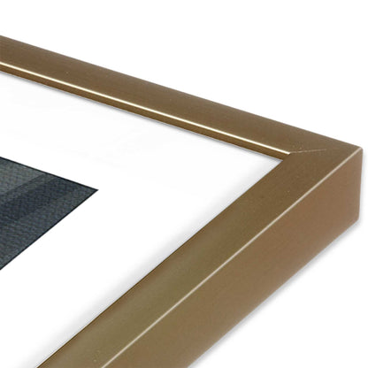 [Color:Brushed Gold], Picture of art in a Brushed Gold frame of the corner