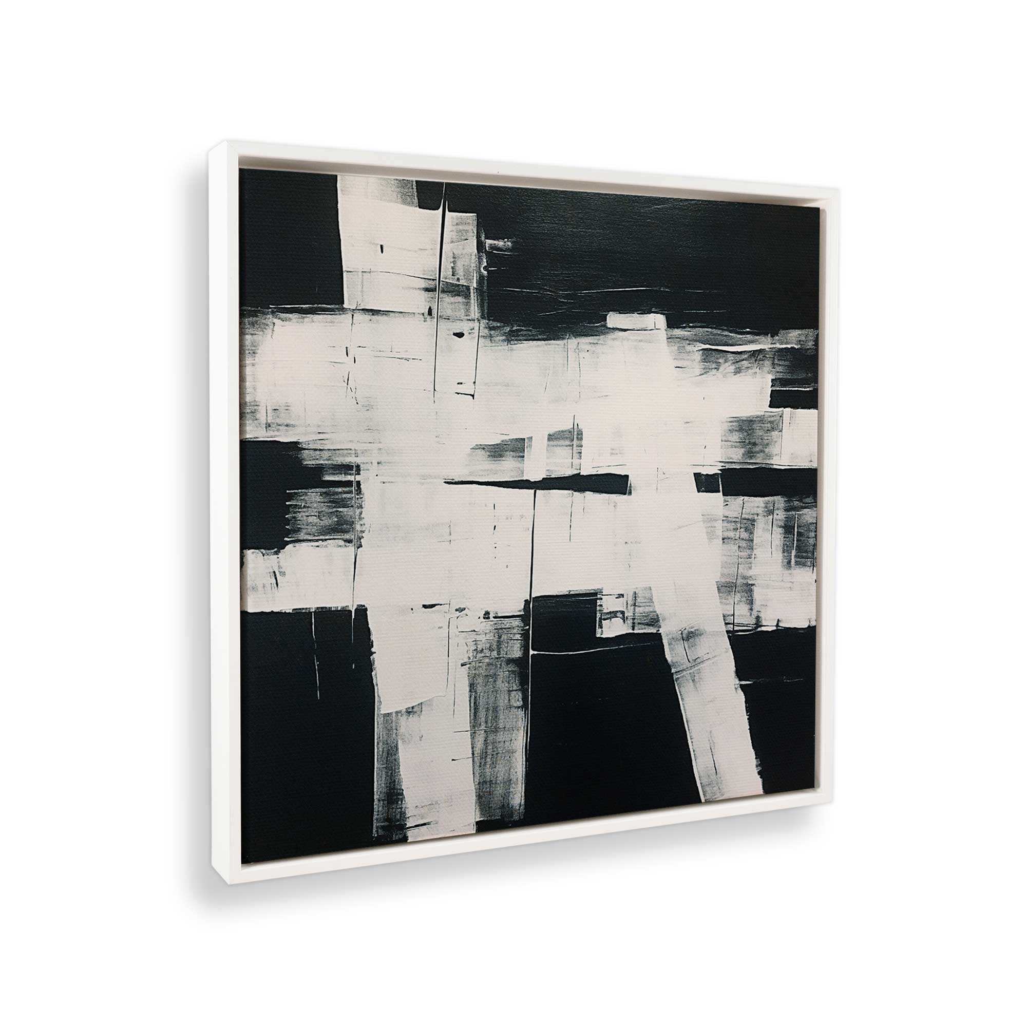 Eclipsed Onyx Tangle II Print on Canvas – Frametolia.