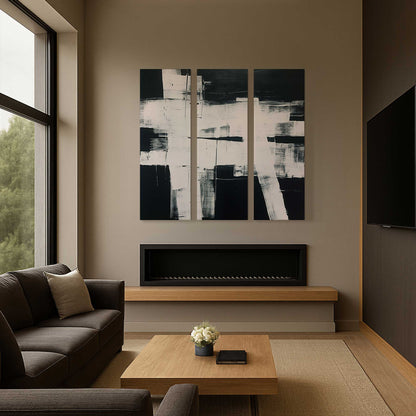 [Color:Stretched Canvas], Picture of art in a room