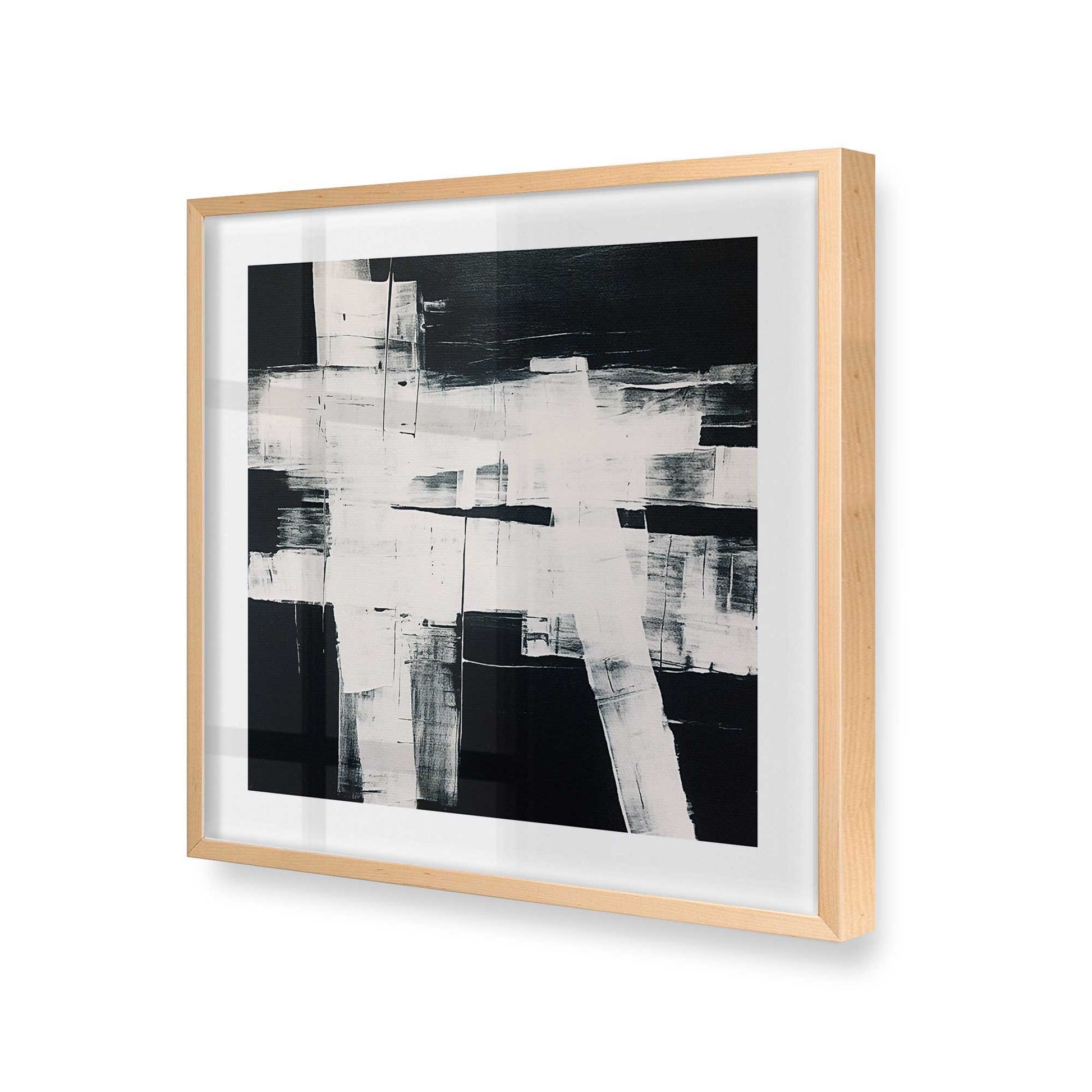 [Color:Raw Maple], Picture of art in a Raw Maple frame at an angle