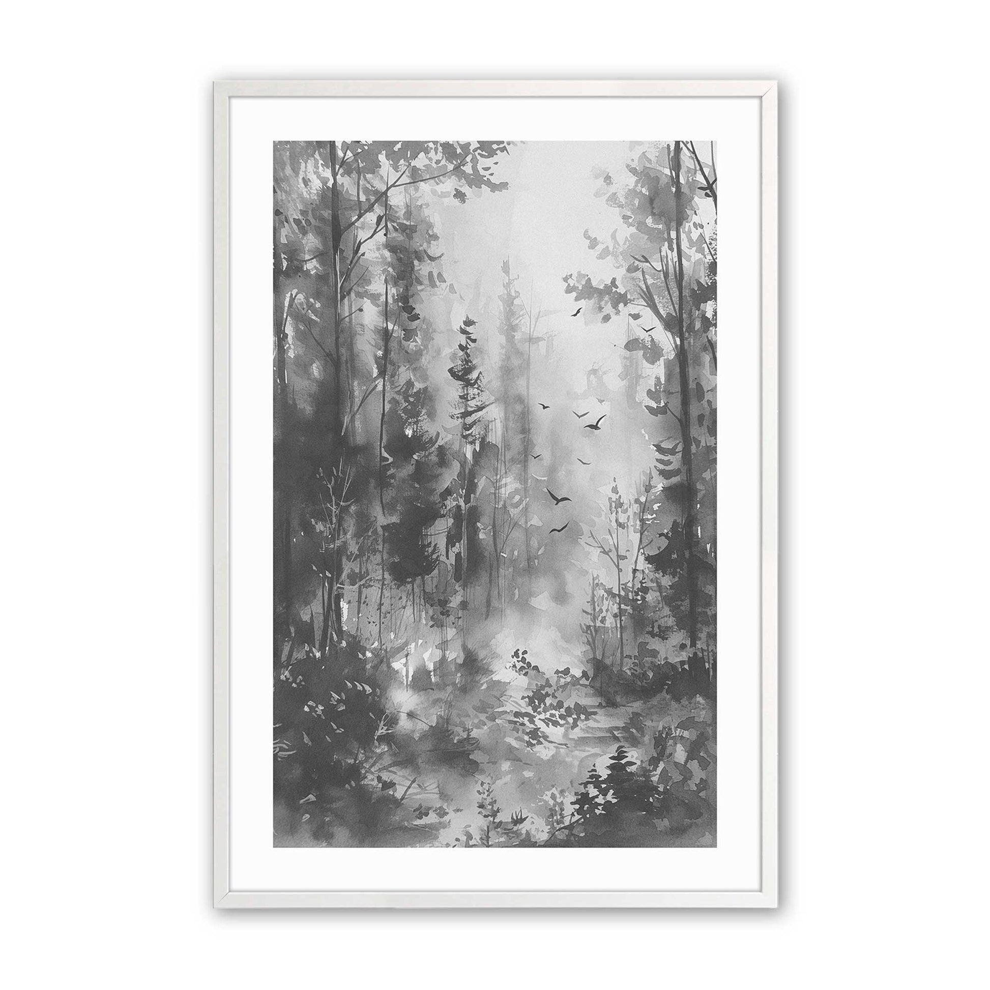 [Color:Opaque White], Picture of art in a Opaque White frame