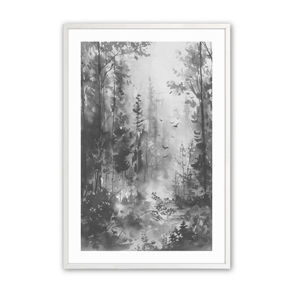 [Color:Opaque White], Picture of art in a Opaque White frame