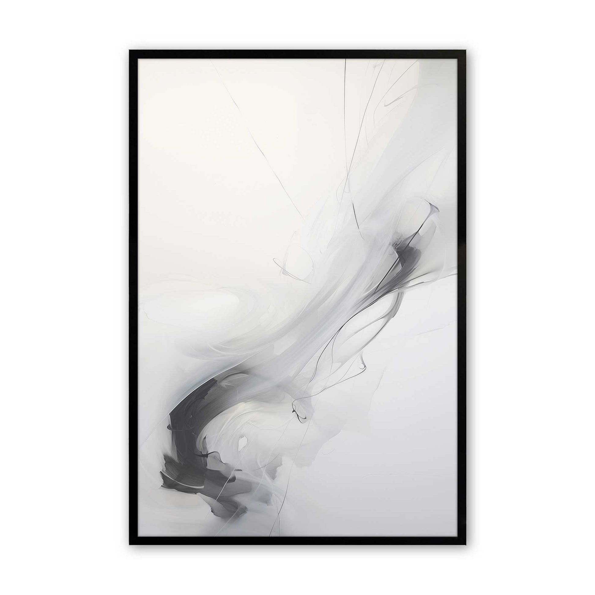 [Color:Satin Black], Picture of art in a Satin Black frame