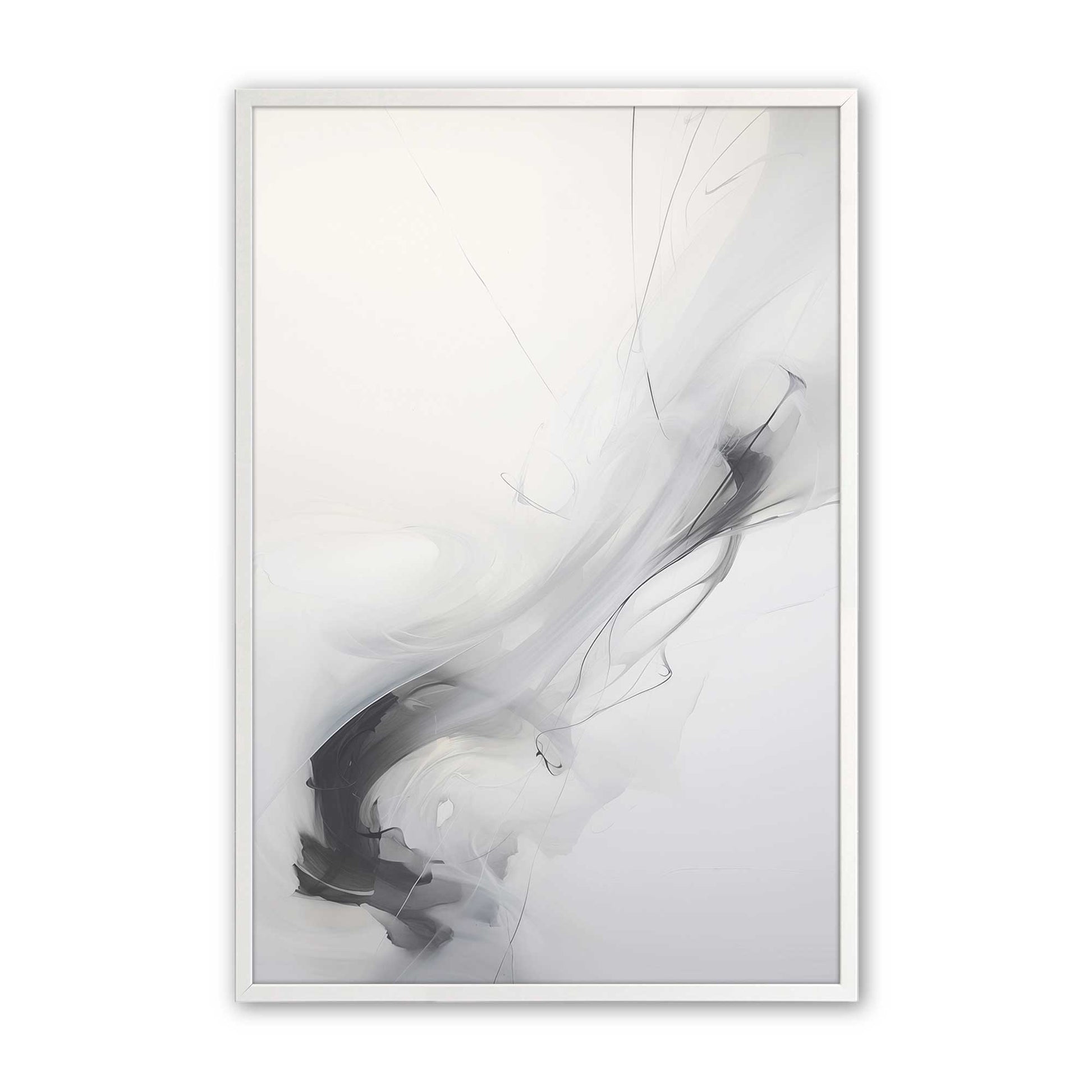 [Color:Opaque White], Picture of art in a Opaque White frame