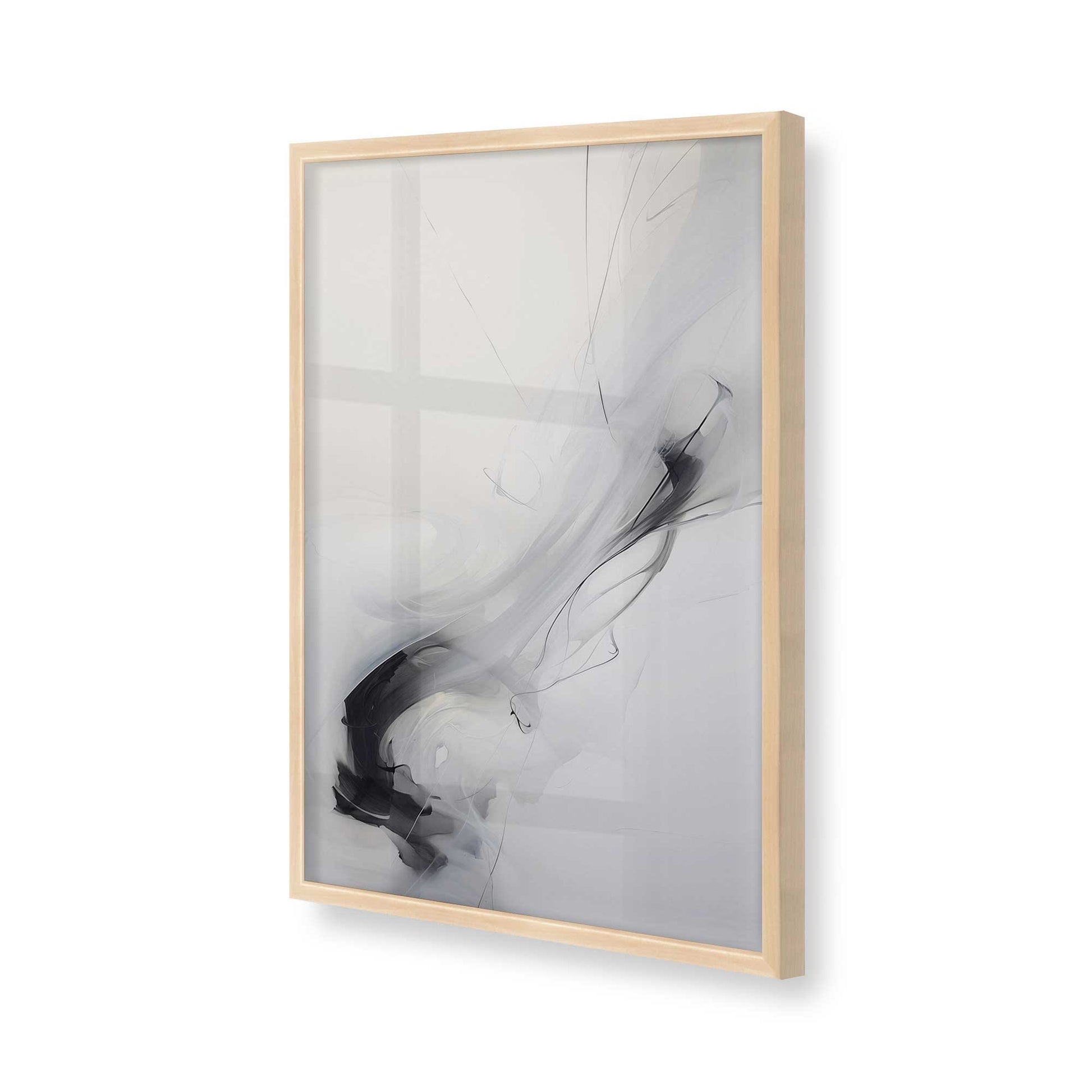 [Color:Raw Maple], Picture of art in a Raw Maple frame of the corner